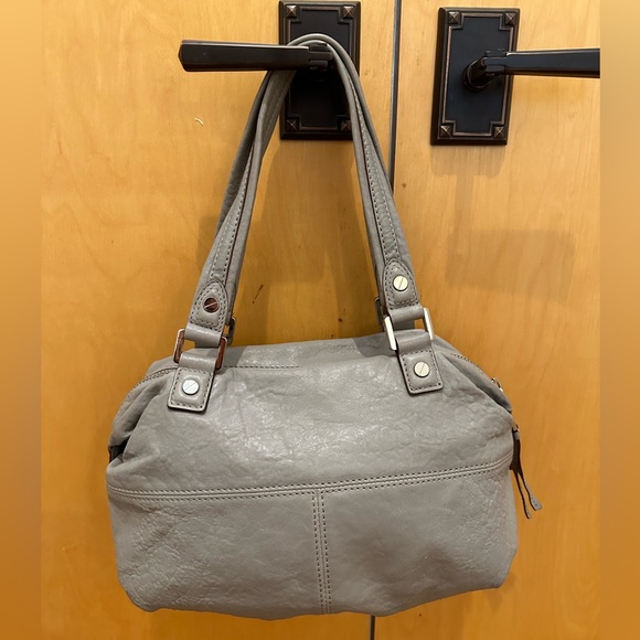 L.A.M.B Soft Grey Leather handbag - Picture 2 of 5